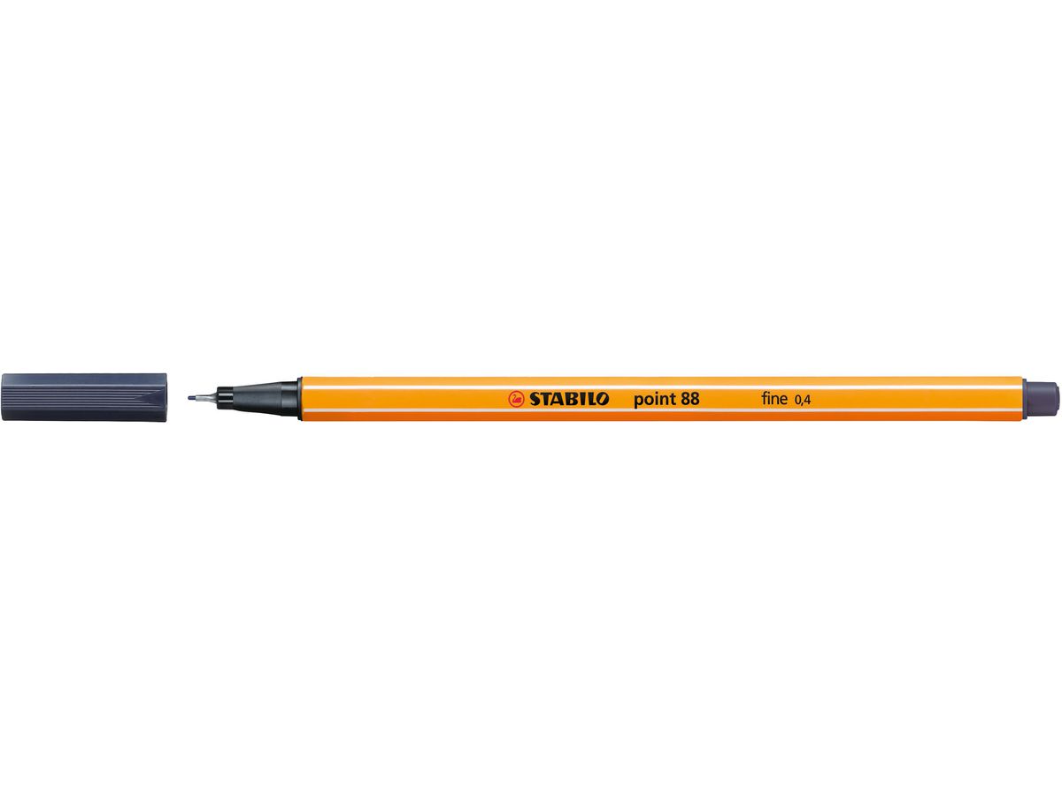 STABILO Fineliner Point 88 0.4mm 88/98 paynes (4006381493390)