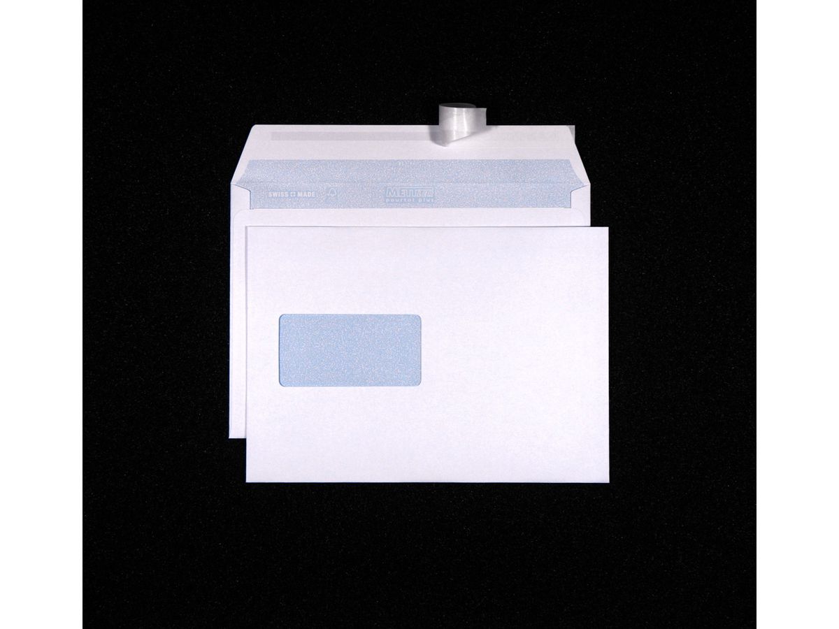 METTLER Couvert Fenster links C5 8085 100g, ultraweiss 500 Stk. (7640126060521)