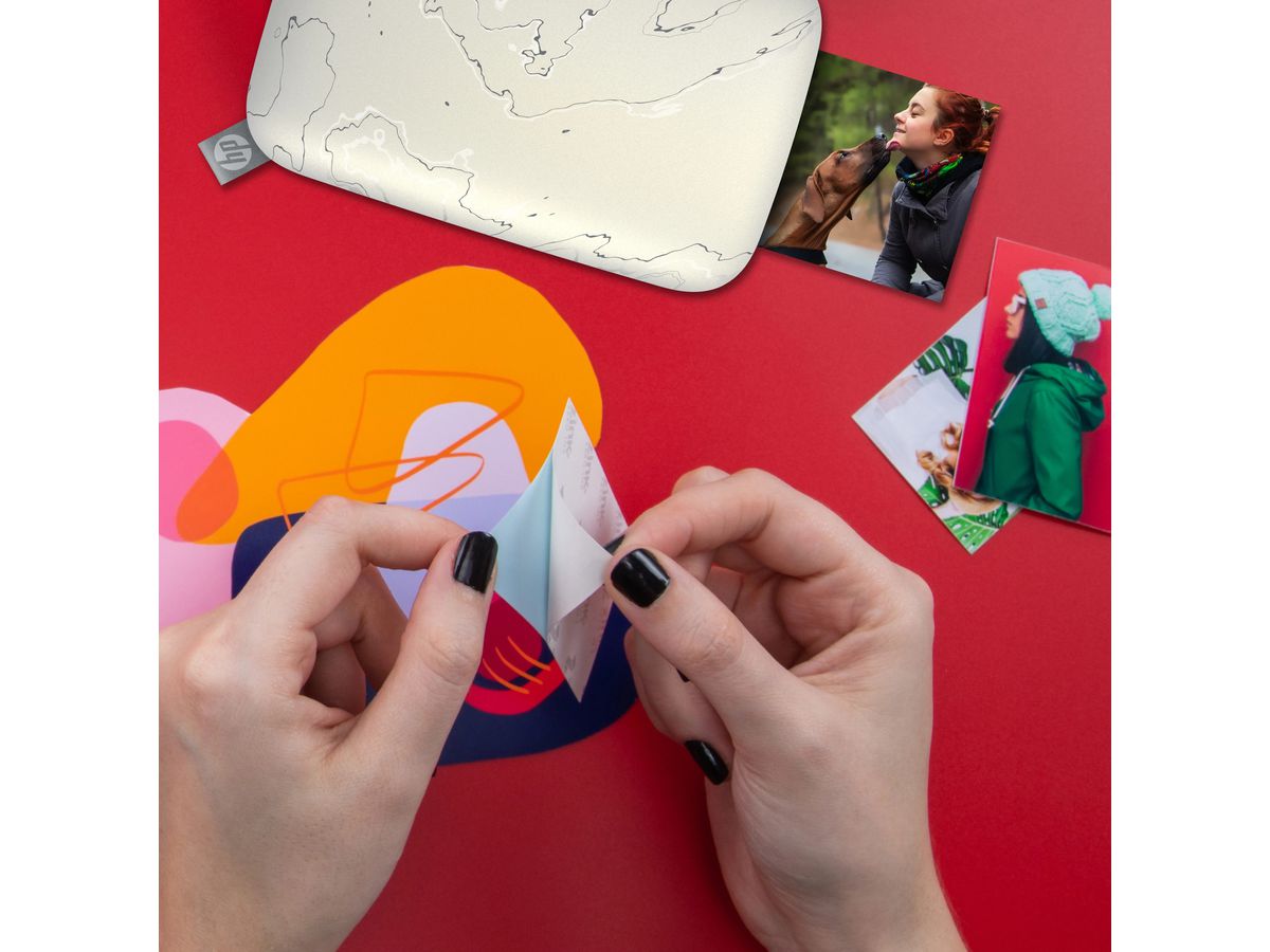 HP ZINK Photo Paper 5,8x8,7 cm HPIZL2X320 Sprocket Plus 20 fogli (0191628260430)