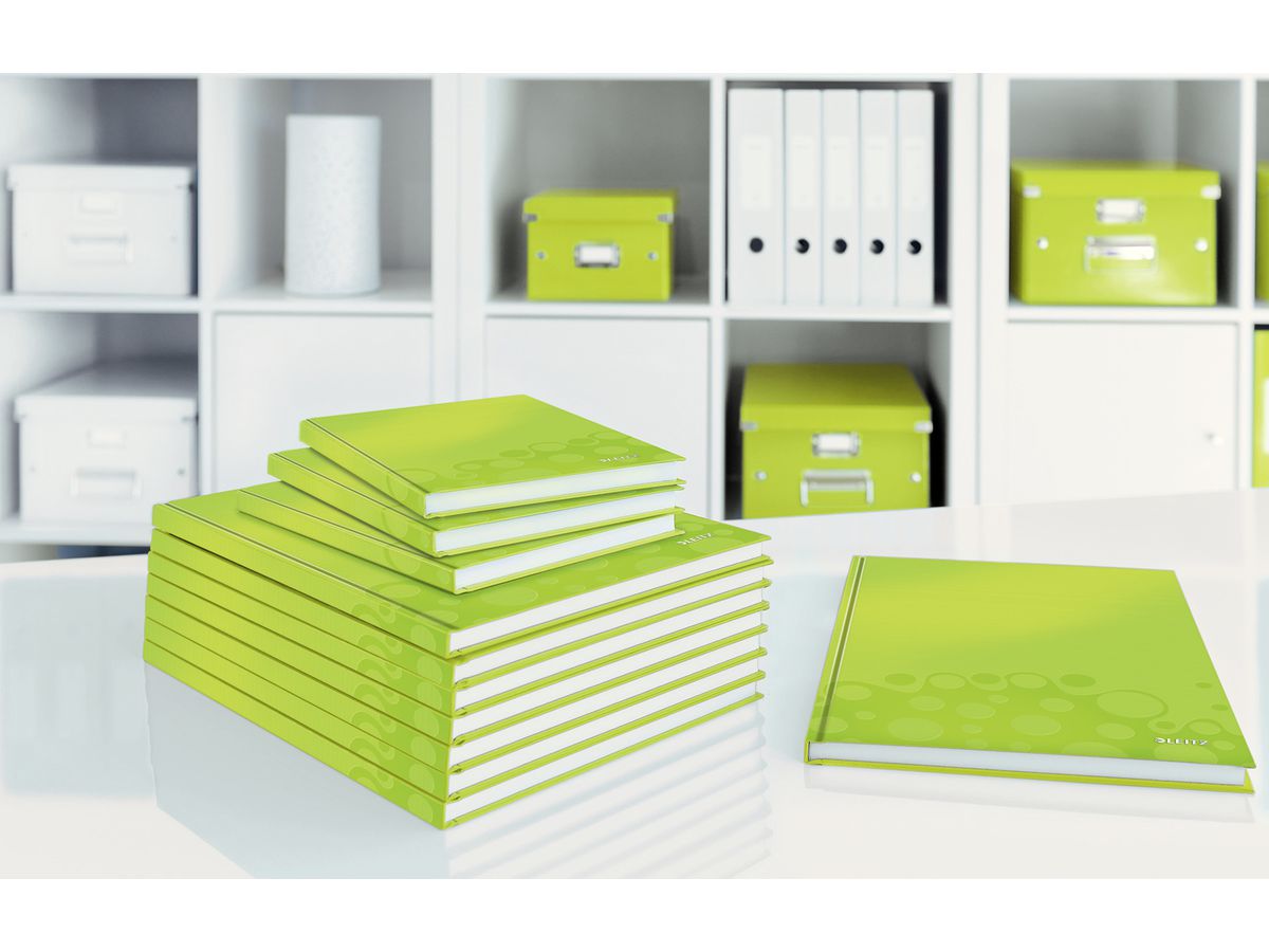 LEITZ Taccuino WOW A4 4626-10-54 quadrettato, 90g verde (4002432123360)