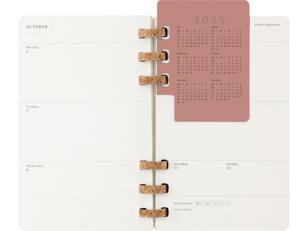 MOLESKINE Studienplaner Spiral 25/26 DSSPB12AMWH3Y26 12M schwarz SC 15x21cm (8056999276492)