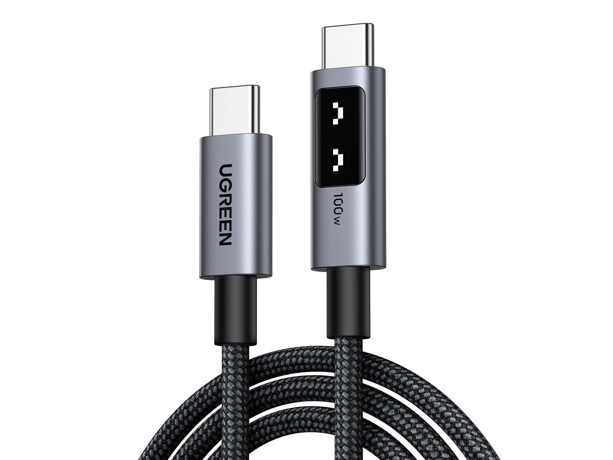 UGREEN Uno Fast ChargingCable 100W 35501 5A,Uno USB-C-USB-C,PD,Bl.1m (6941876235018)
