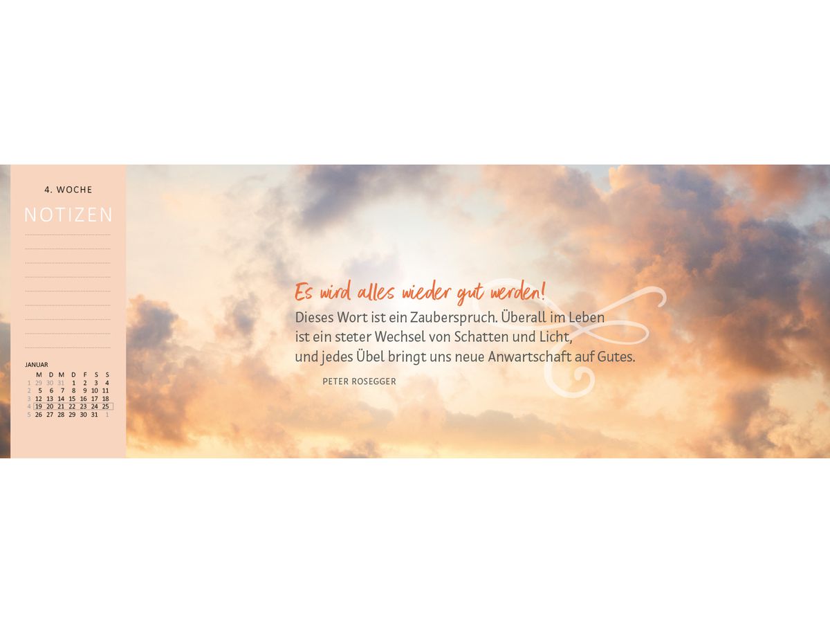 ARS EDITION Calendrier de table 2026 13572 Lieblingstag DE 29.7x11.5cm (4014489135722)