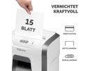 FELLOWES Aktenvernichter Powershred 15C 100017466 weiss, P-4, 19lt (0043859797141)