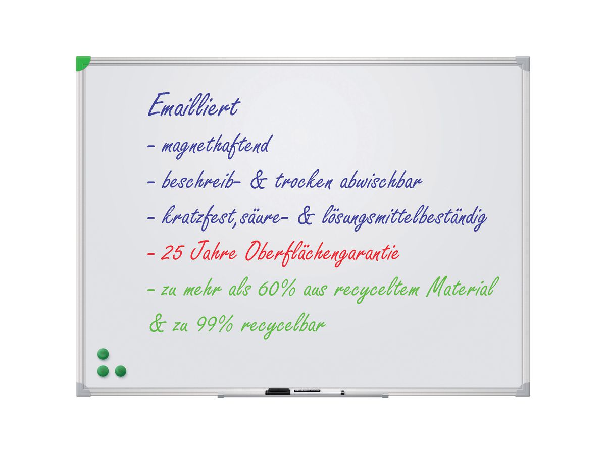 FRANKEN Schreibtafel 60x90 cm SC926090 U-Act!Line, Stahl emailliert (4016946224178)