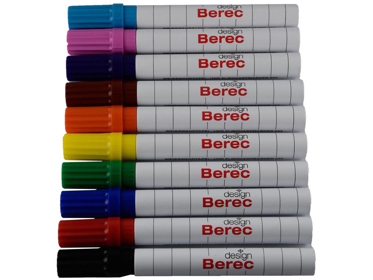 BEREC Whiteboard Marker 1-4mm 952.10.99 10er Etui Klassiker (7640106622350)