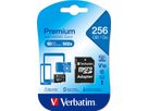VERBATIM Micro SDXC Card 256GB 44087 with Adapter Class 10. UHS 1 (0023942440871)