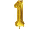 I AM CREATIVE Palloncini in foil no. 1 85cm 1000-1044 oro (7611983246687)