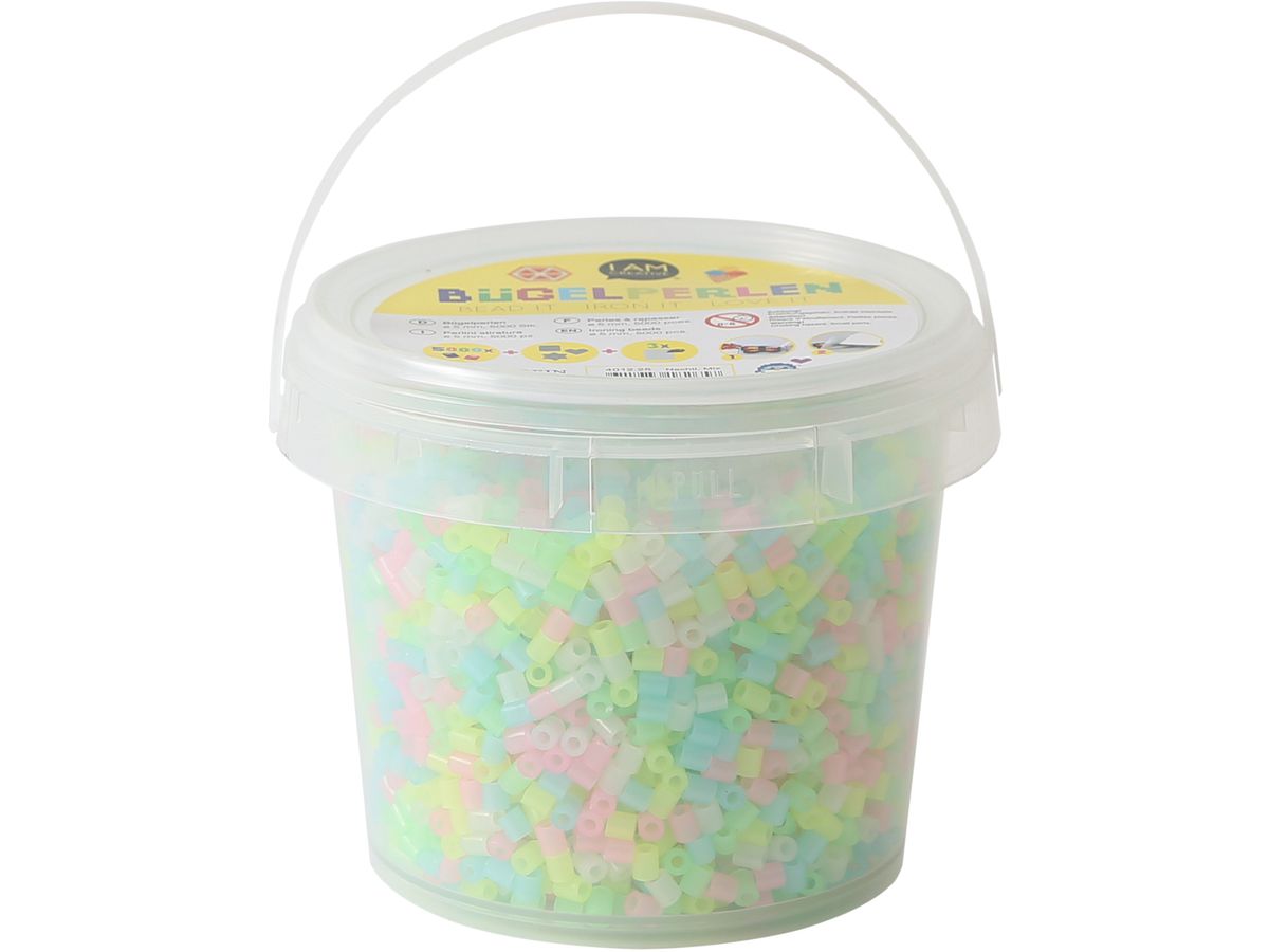 I AM CREATIVE Bügelperlen 4012.25 Nachleuchtend 5000 Stück (7611983182657)