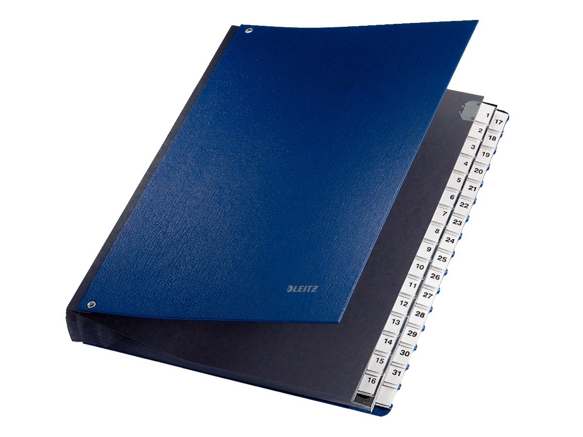 LEITZ Dossier PP 1-31 59310035 bleu 31 comp. (4002432311774)