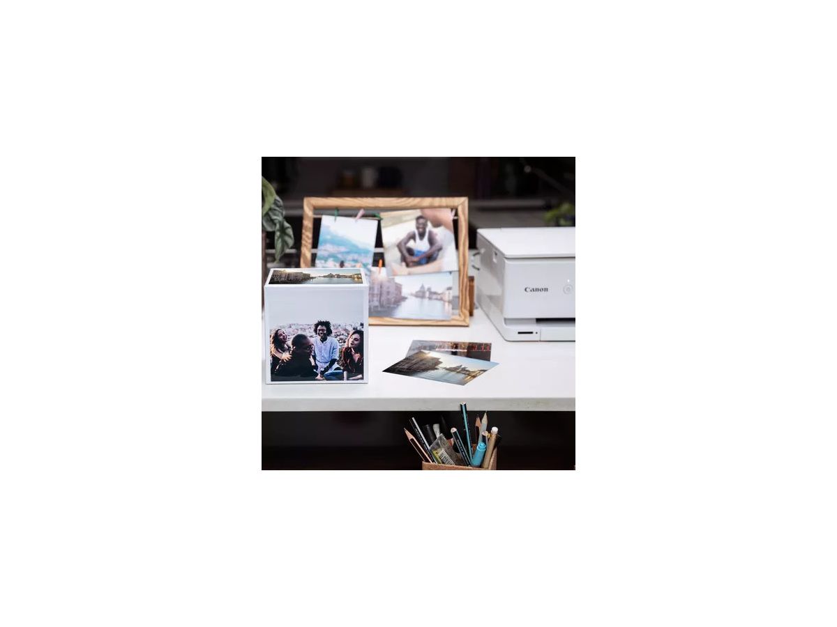 CANON Photo Cube Creative 13x13 pink PP2015x5 Portafoto acrilico incl. 40fo. (8714574682341)