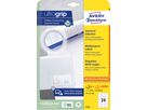 AVERY ZWECKFORM Étiquettes univers. 70x37mm 6173 blanc 720 pcs./25 + 5 flls. (4004182433355)
