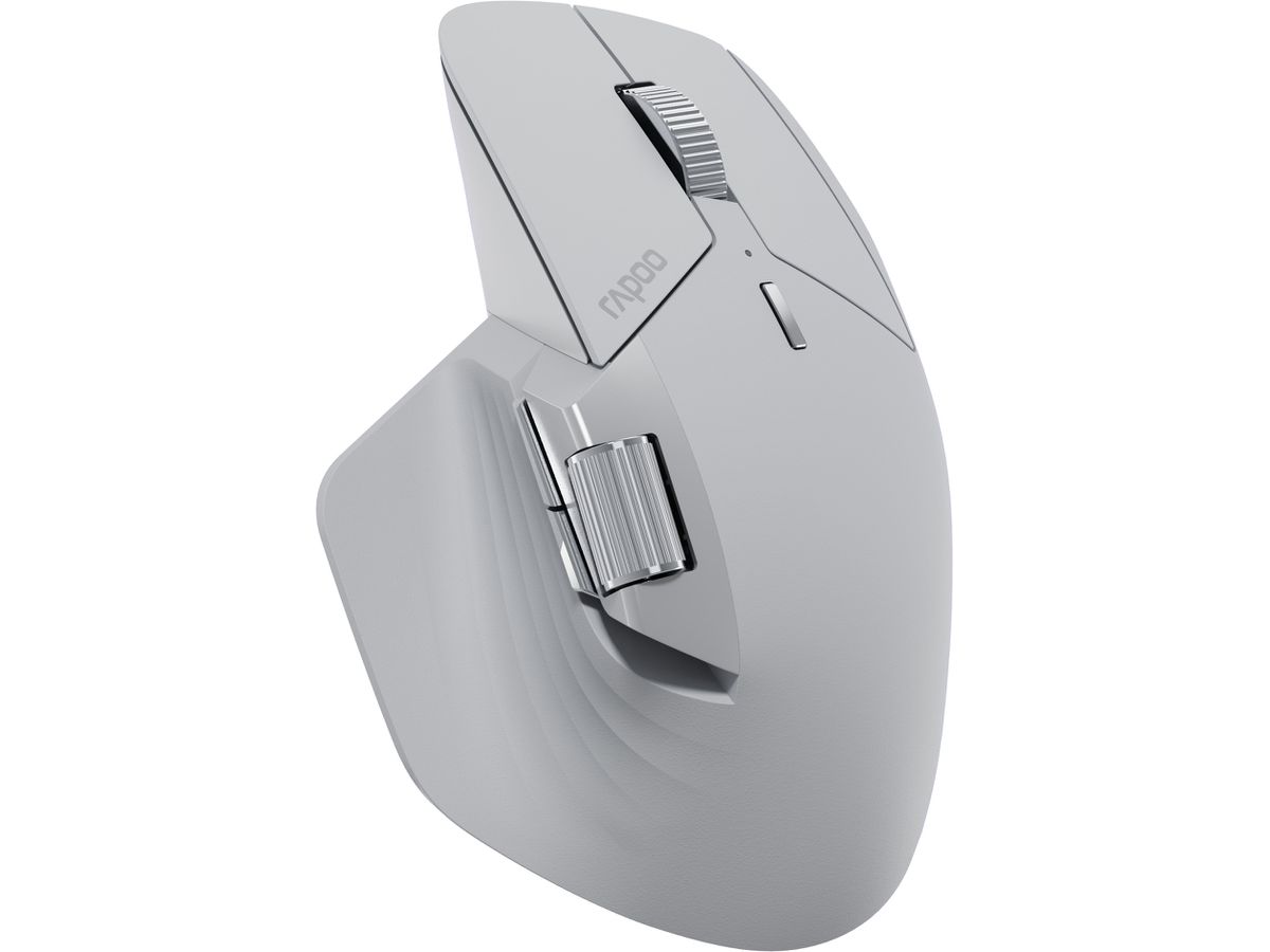 RAPOO MT760L Wireless Mouse Grey 12528 Multi-Mode (6940056125286)