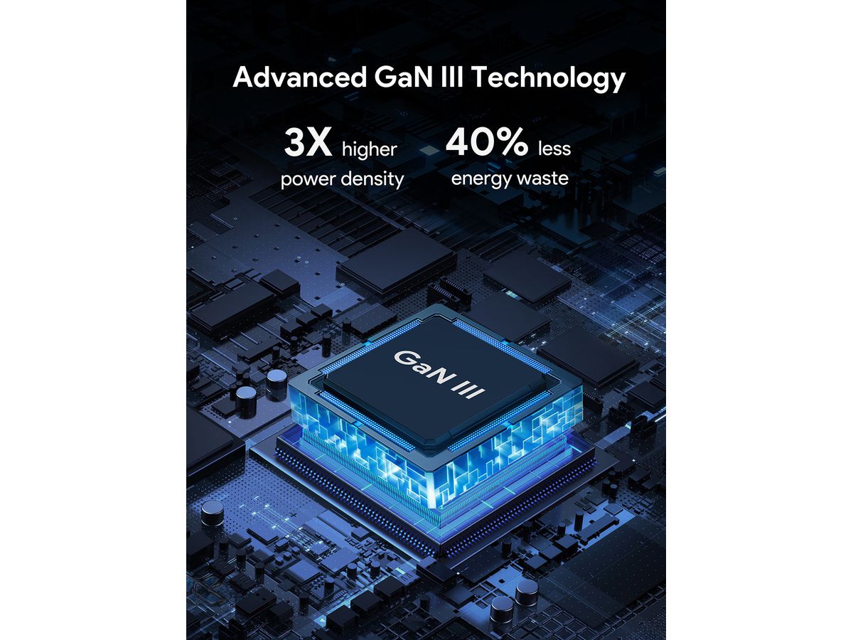 AUKEY Comet Mix 140W GaN PD PA-C6 3-Port, Wall Charger Grey (0689323788224)