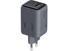 AUKEY Comet Mix 100W GaN PD PA-C5 4-Port, Wall Charger Grey (0689323788217)