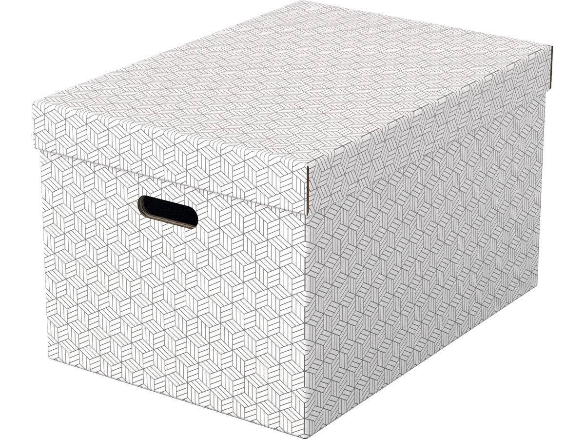 ESSELTE Aufbewahrungsboxen Home L 628286 510x355x305mm, weiss 3 Stk (4049793072319)