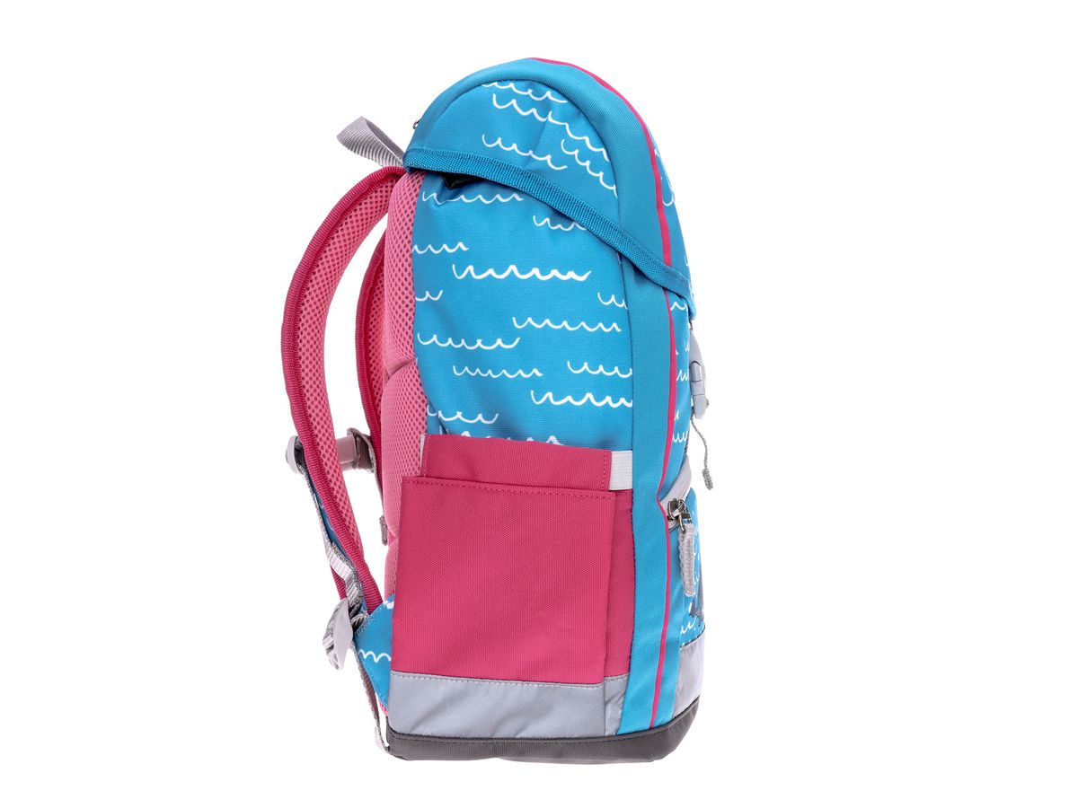 FUNKI Kinder-Rucksack türkis 6025.002 Funny Whale A4 PLUS (7611468084902)