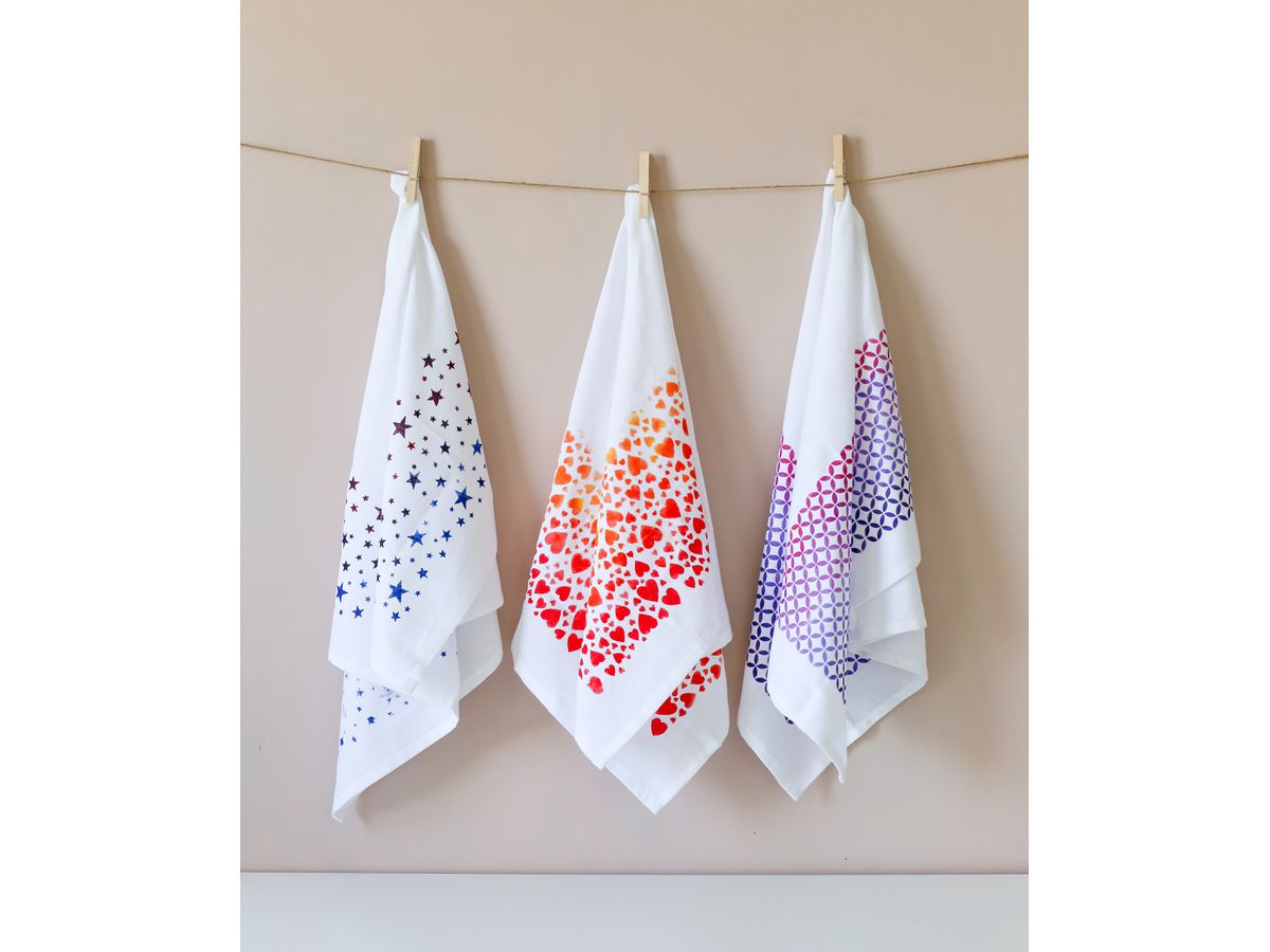 I AM CREATIVE Asciugamano da cucina 1212.67 bianco 50x85cm (7611983164158)