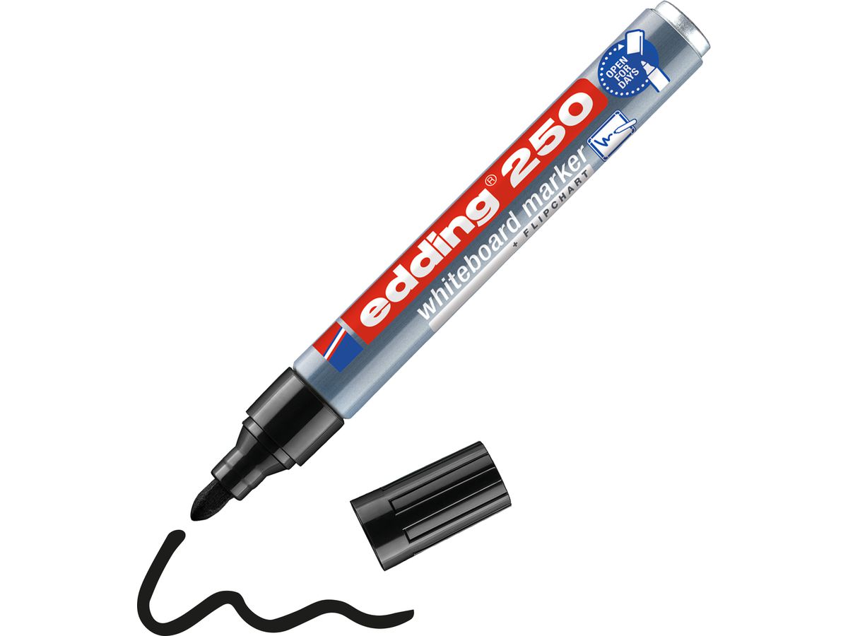 EDDING Boardmarker 250 250-1 schwarz (4004764012916)