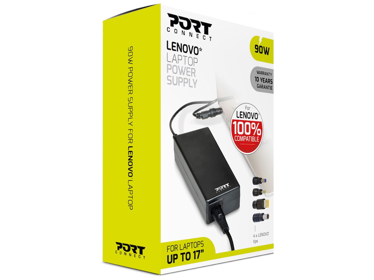 PORT PowerSupply 90W - LENOVO 900007-LE black (3567042029231)