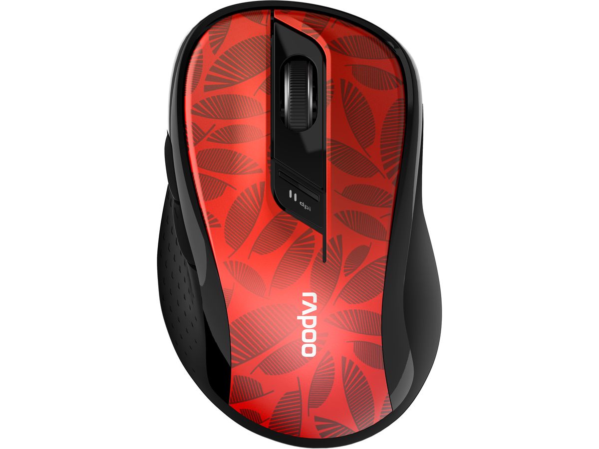 RAPOO M500 Office Silent Mouse red 18589 Wireless, Multimode (6940056185891)