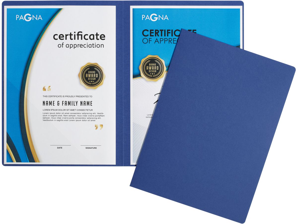PAGNA Dossier de présent. Perfect 22031-02 bleu 2 pcs. (4013951005860)
