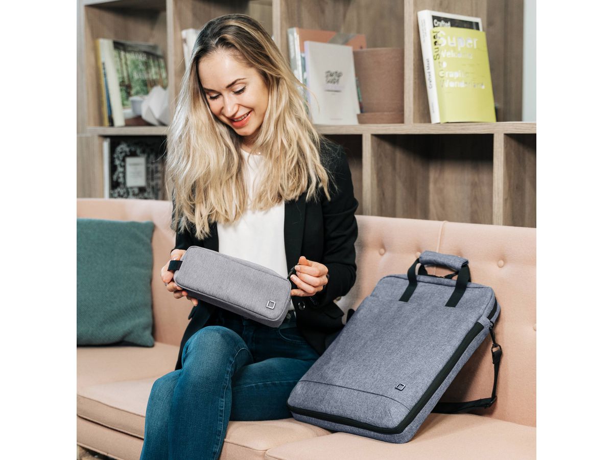 DICOTA Eco Acc. Pouch MOTION grey D31882-RPET (7640186418270)