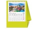 NOVOS Tischkalender Europa 2026 500091 1M/1S hellgrün ML 11.5x14cm (9771663500091)