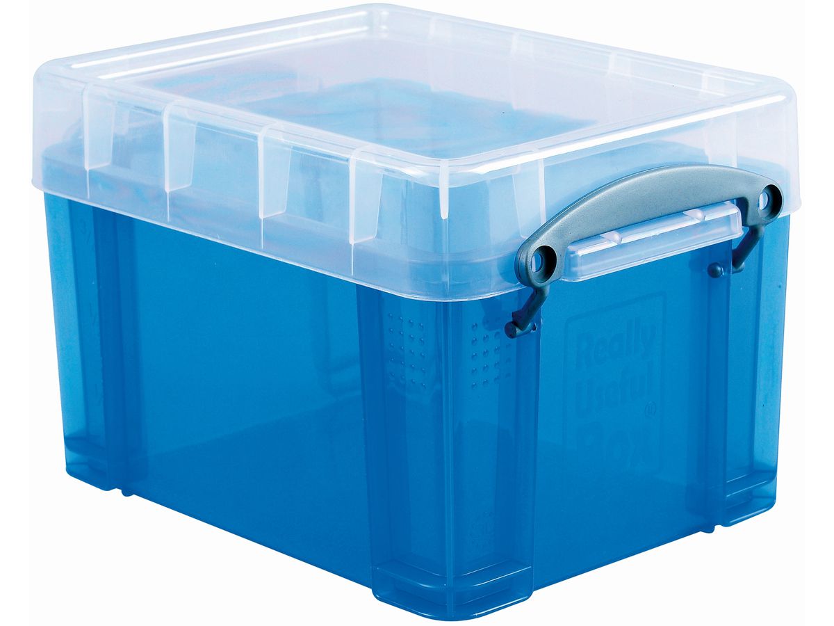 USEFULBOX Boîte de plastique 3lt 68502006 transparent bleu (5060024801897)