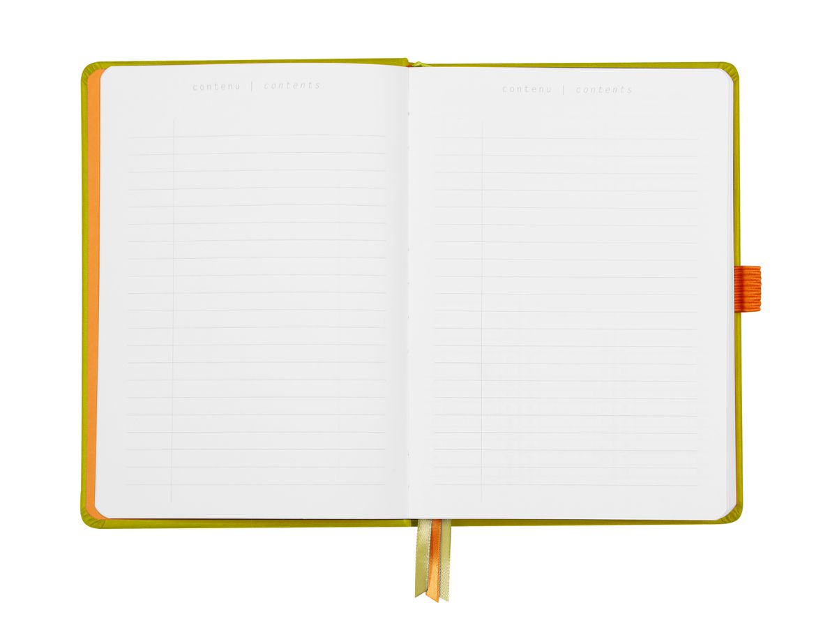 RHODIA Goalbook Carnet A5 118575C Hardcover vert anis 240 f. (3037921185759)
