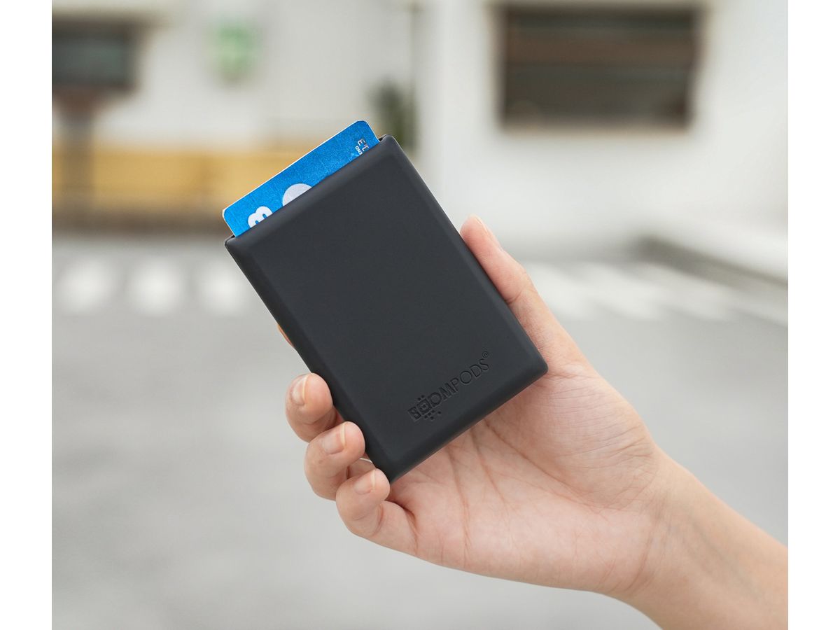 BOOMPODS Boomcard Wallet TWALBK Universal grey (5060746171391)