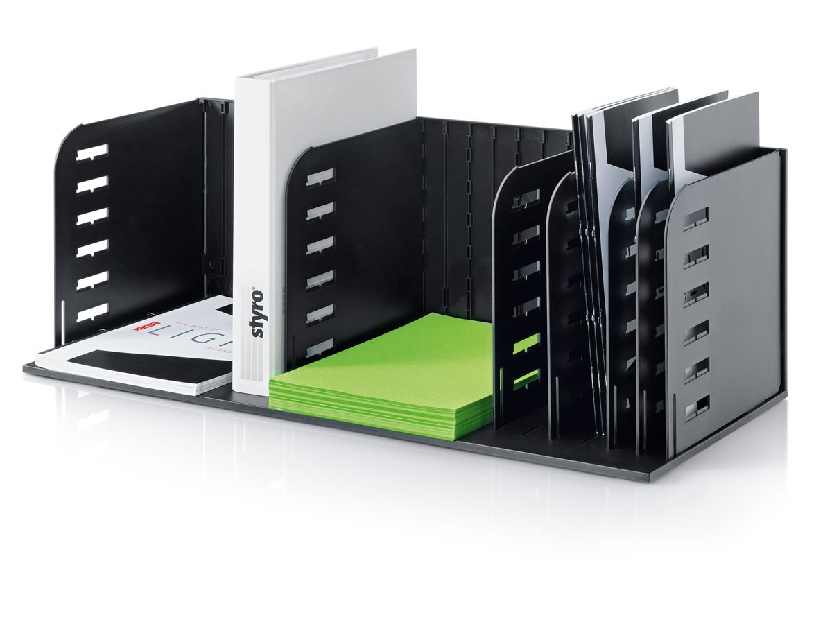 STYRO Ablagesystem styrorac 282-03007.99 schwarz/schwarz 8 Wände (7612176066129)