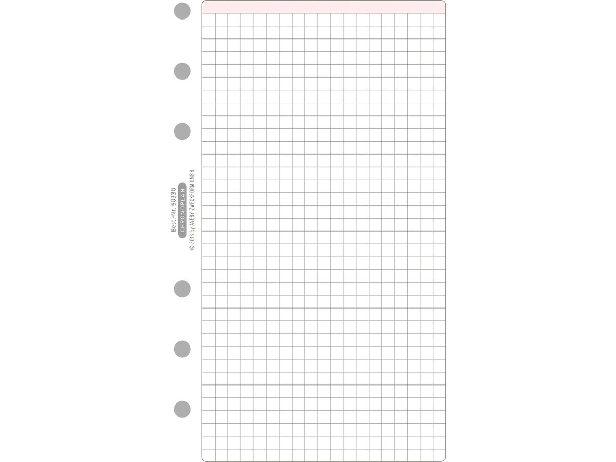 CHRONOPLAN foglio a scacchi 50330Z.26 25 foglie Midi (4004182503300)