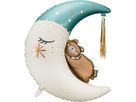 PARTYDECO Palloncino in foil 86cm FB196-001J Orsacchiotto sulla luna blu (5904555028456)