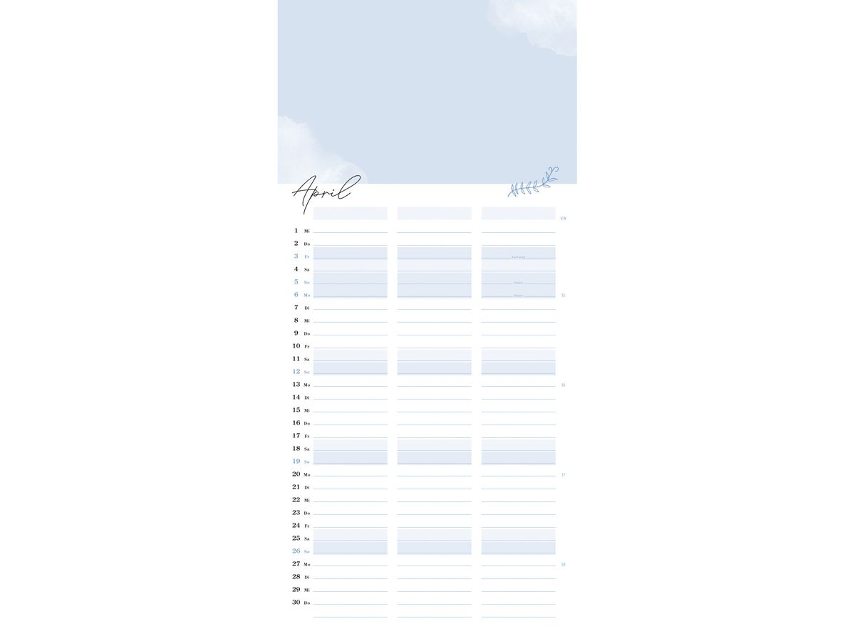 HEYE Planifica. créatif pour 2 2026 23532+26 Glücksmomente 21x45cm (9783756412433)