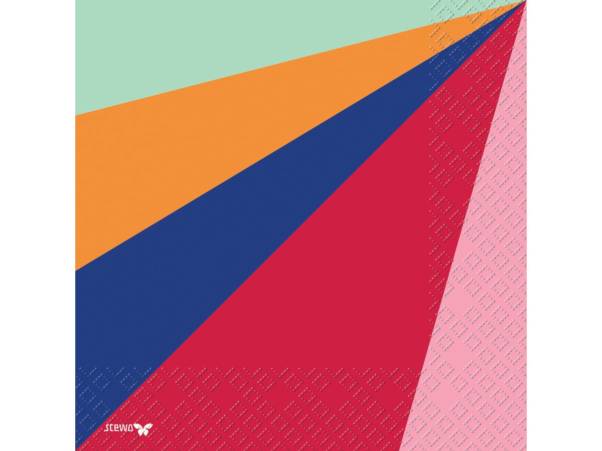 STEWO Serviette Clarence 2572528728 pink 33x33cm (7630050871782)