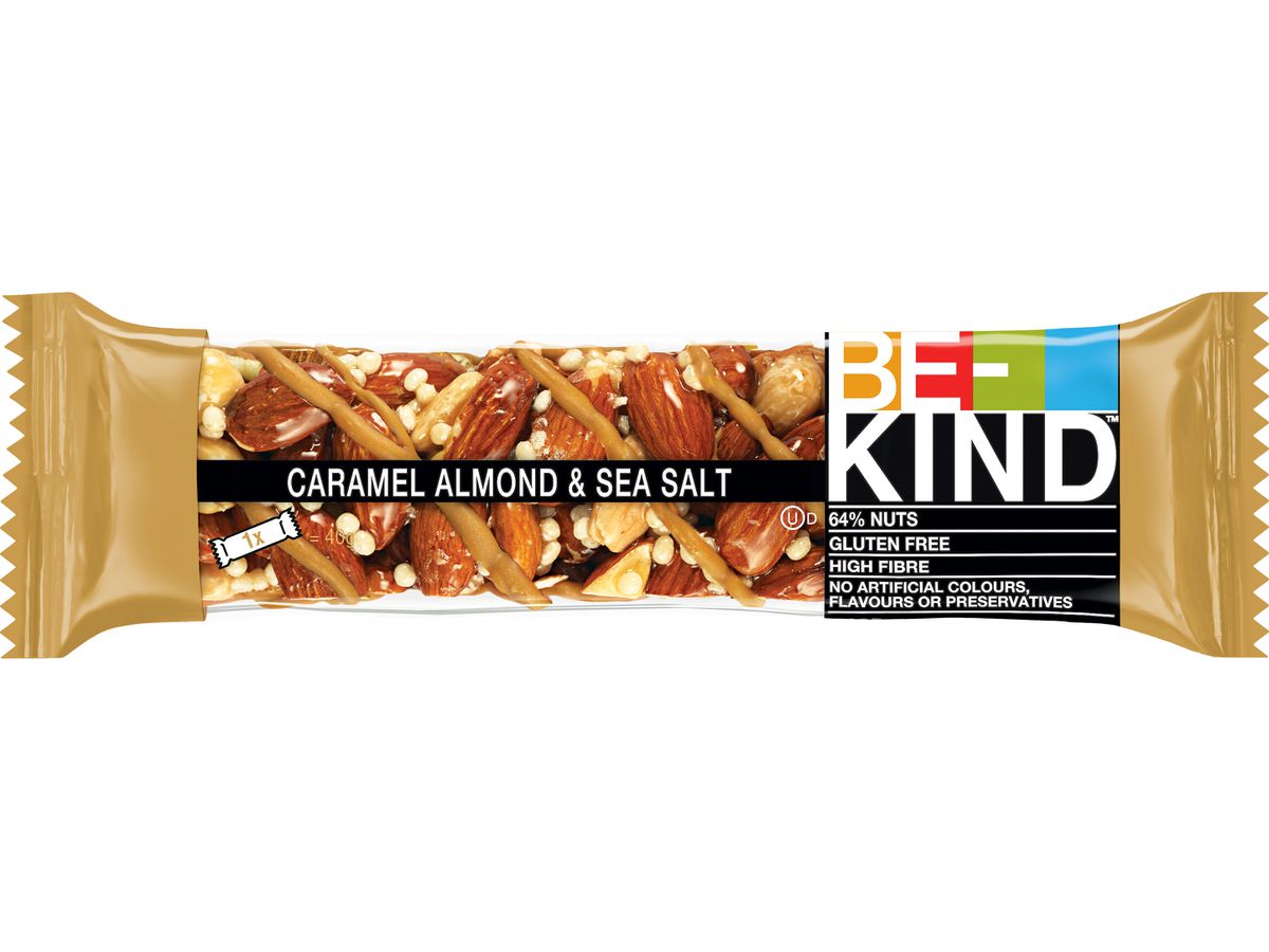 BE-KIND Nut bar 396666 Caramel Almond SeaSalt 12x40g (0602652257797)