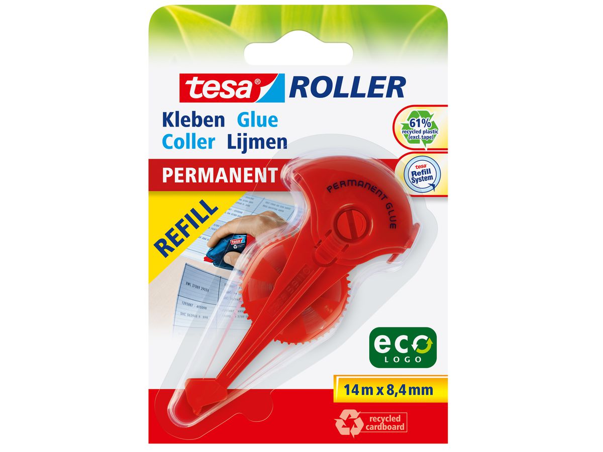 TESA Roller collante Eco 591560000 8,4mmx14m permanent (4042448110886)