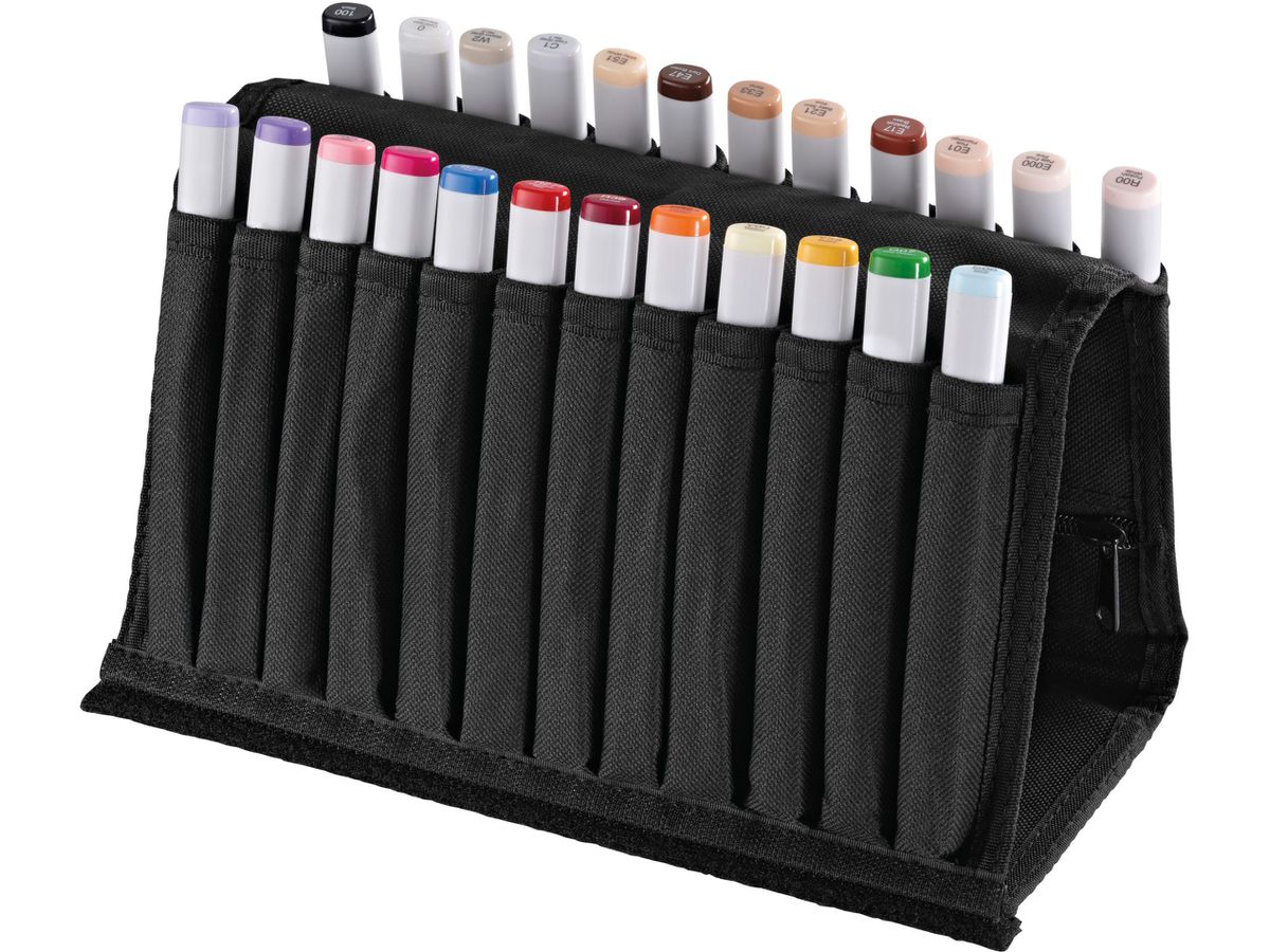 COPIC Marker Sketch 21075424 Wallet Starter-Set, 24 Stück (4013695261584)