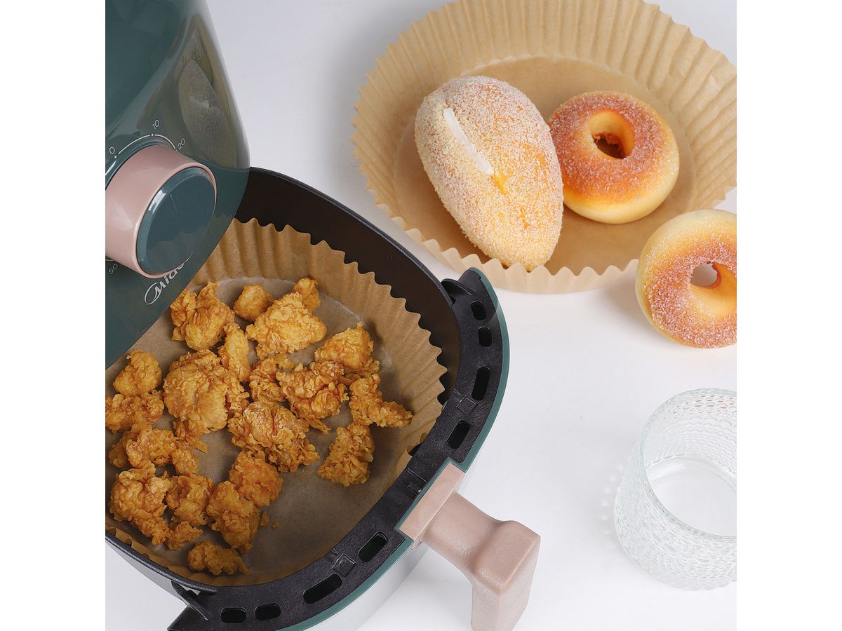 NORDIC Q Round Airfryer paper GS1209 50-pack (S) (5706470145641)