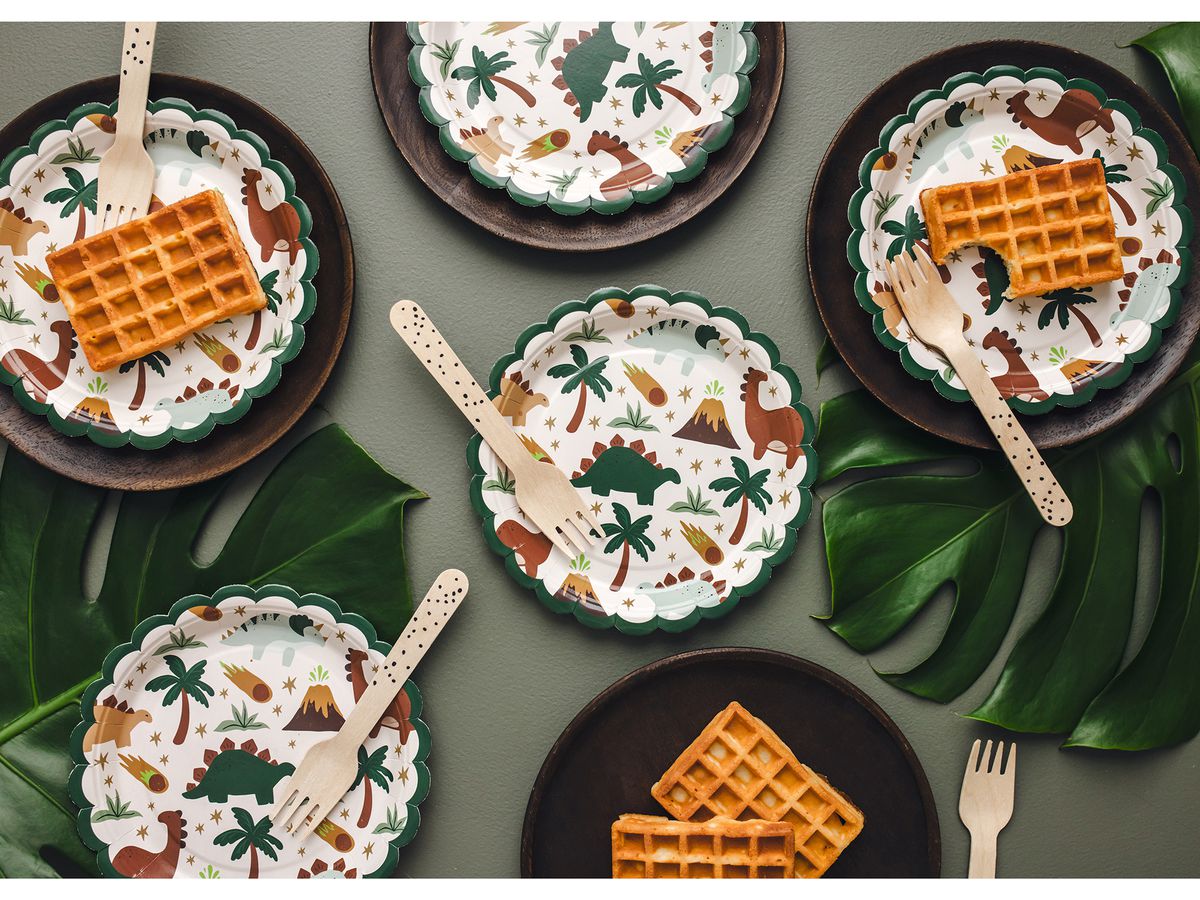 PARTYDECO Piatti 18cm TPP85 Dinosauro 6 pezzi (5904555025677)