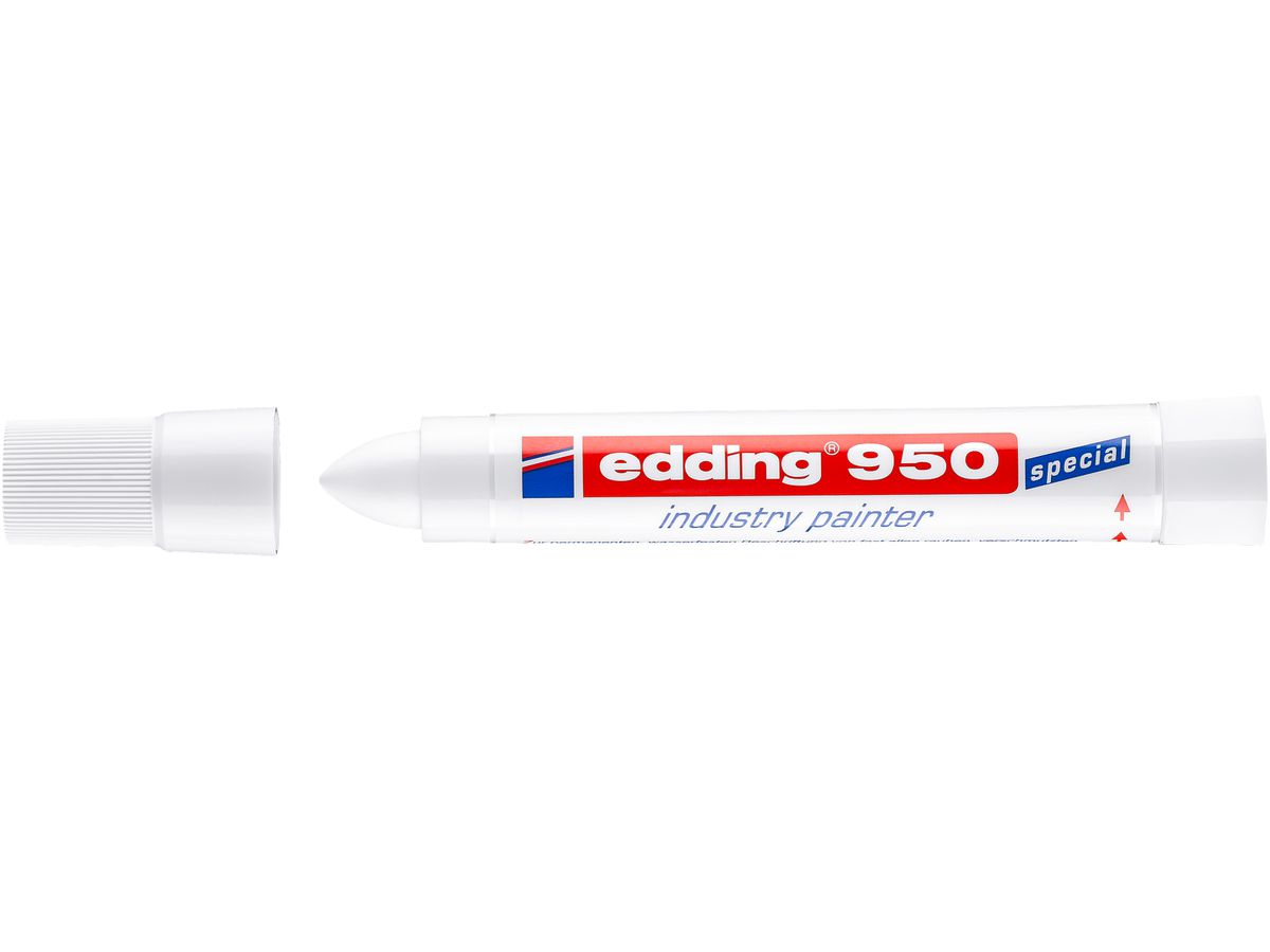 EDDING Industrial Marker 950 10mm 950-49 bianco (4004764019687)