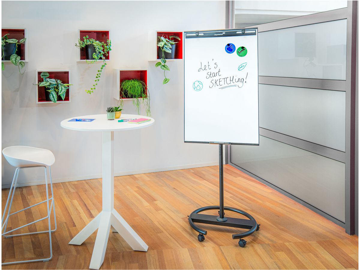 LEGAMASTER Flipchart Rundfuss 135x77cm 7-153210 SKETCH EASY (8713797111119)