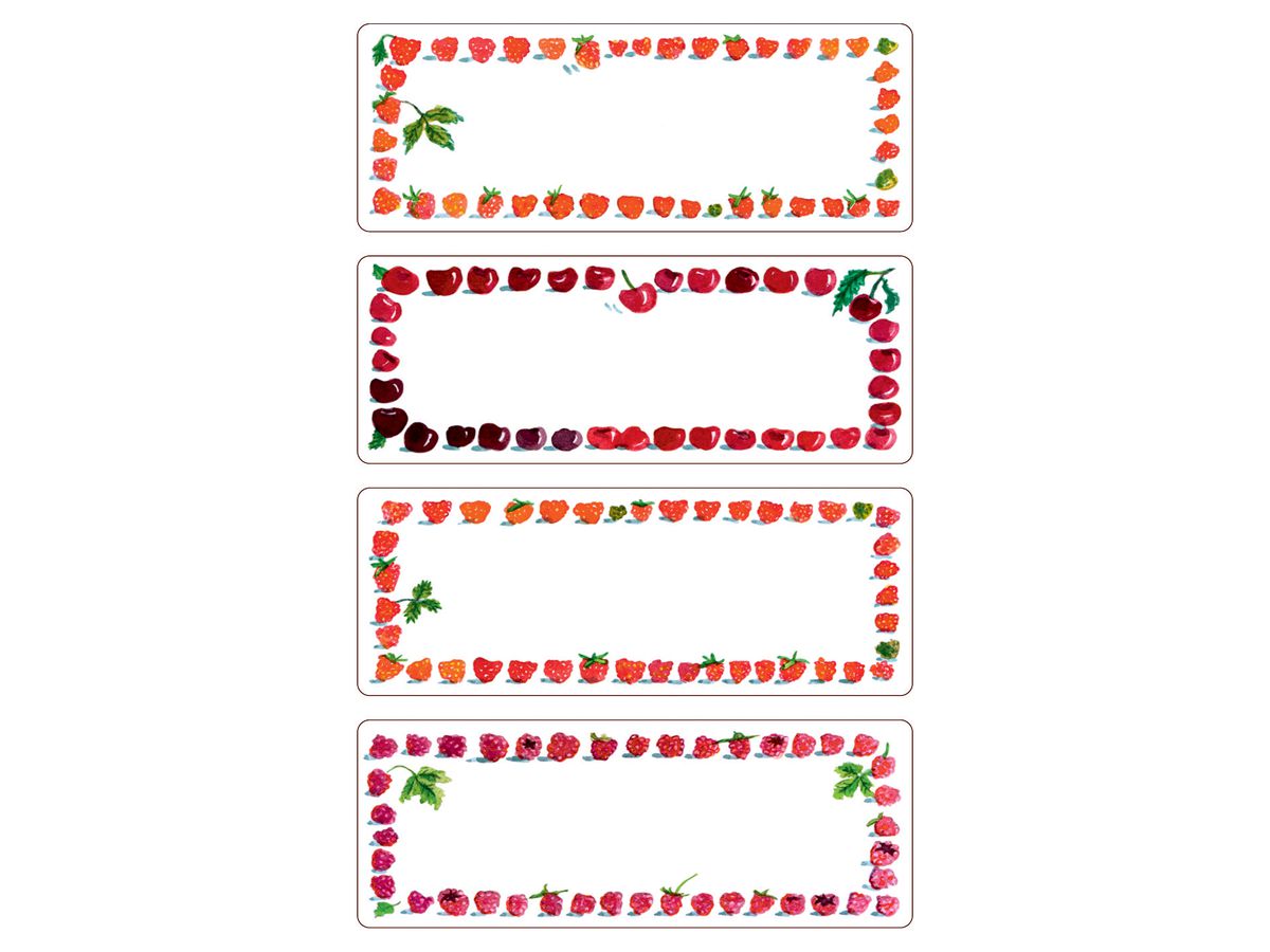 Z-DESIGN Sticker Home 59693 Früchte 3 Stück (4004182596937)