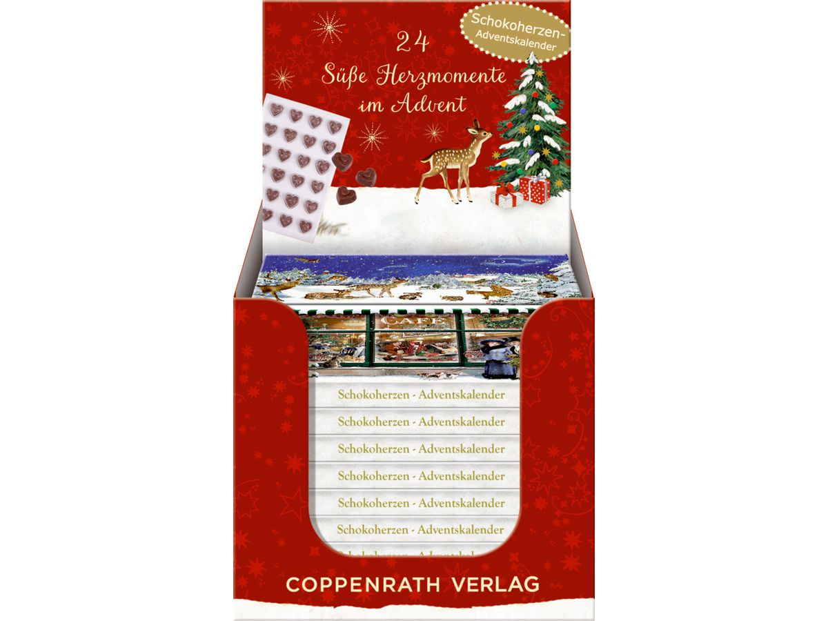COPPENRATH Adventskalender Schokolade 72545 Herzmomente im Advent (4050003725451)