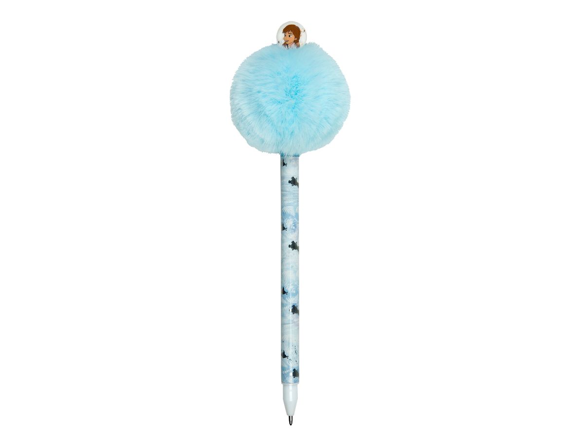 UNDERCOVER Penna gel glitterata,pom-pom FRFA2703 Frozen (4043946303152)