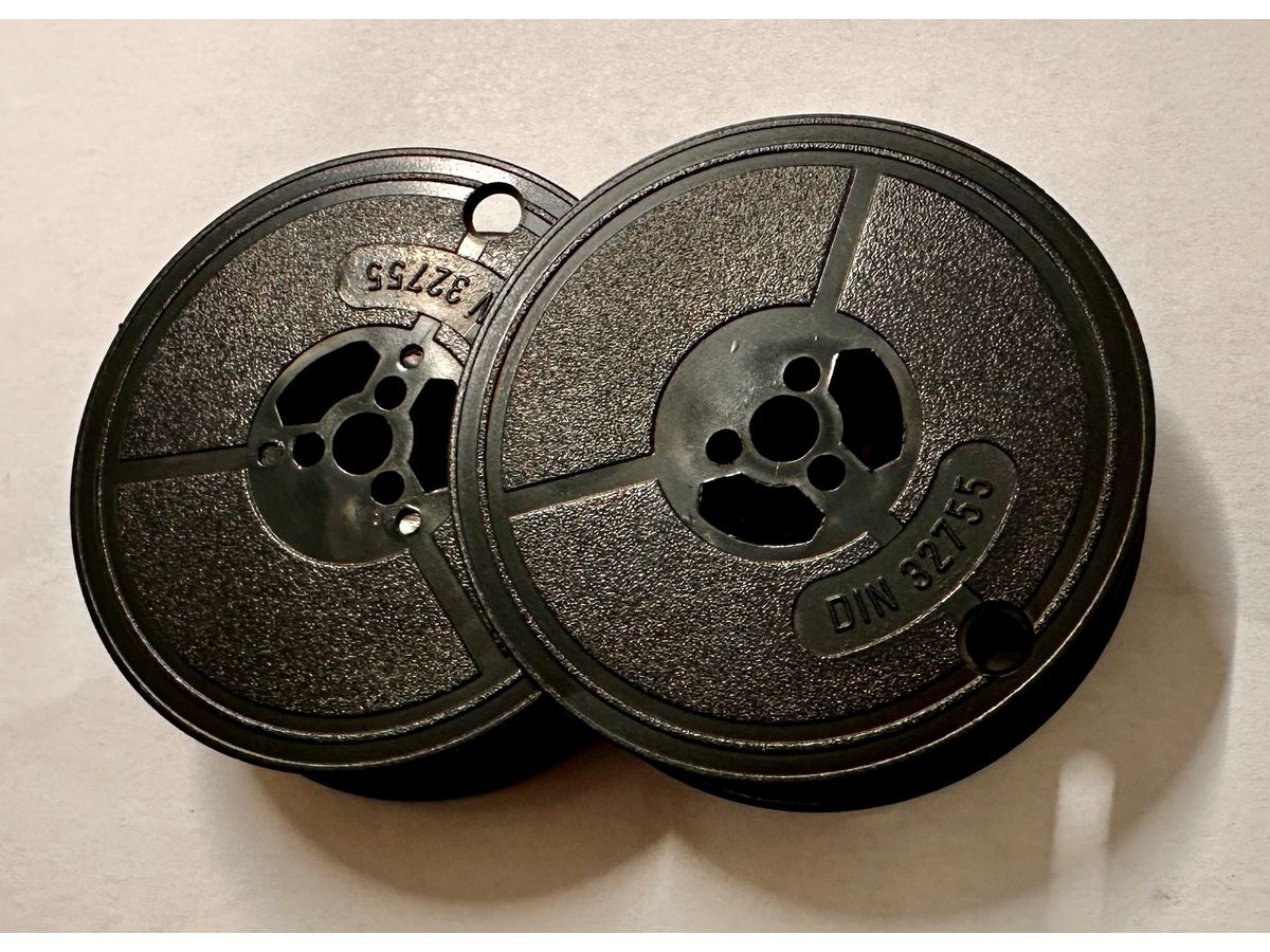 KORES Farbband Seide schwarz/rot Gr.1 Norm 13mmx10m (4045257600128)