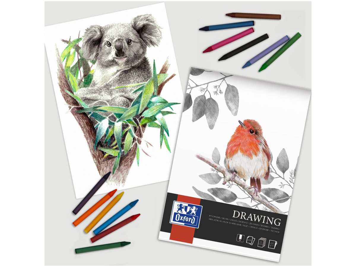 OXFORD Art Zeichnenblock A3 400166108 blanko, 160g 40 Blatt (5904017077749)