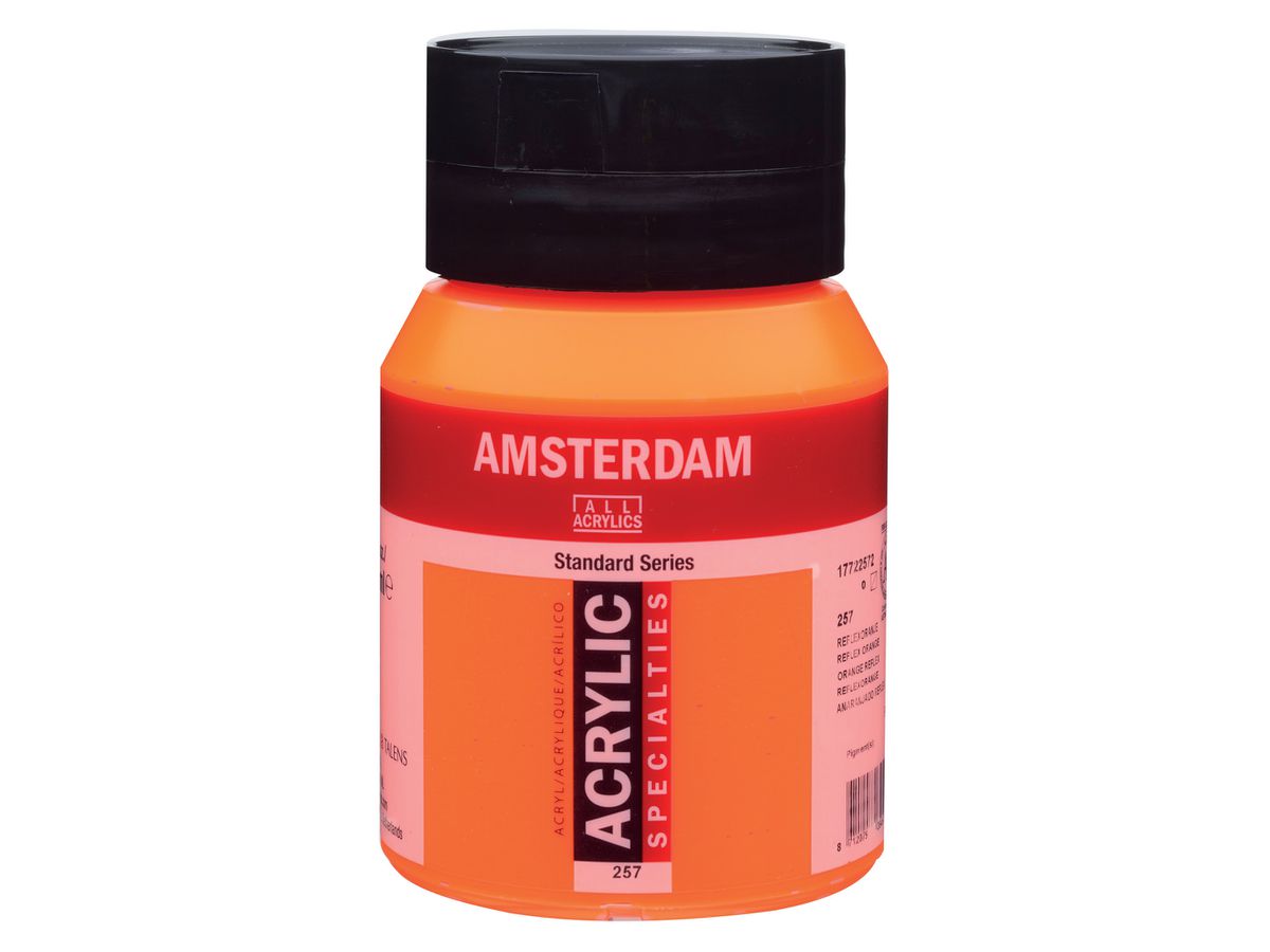 AMSTERDAM Colore acrilici 500ml 17722572 reflex arancione 257 (8712079394974)