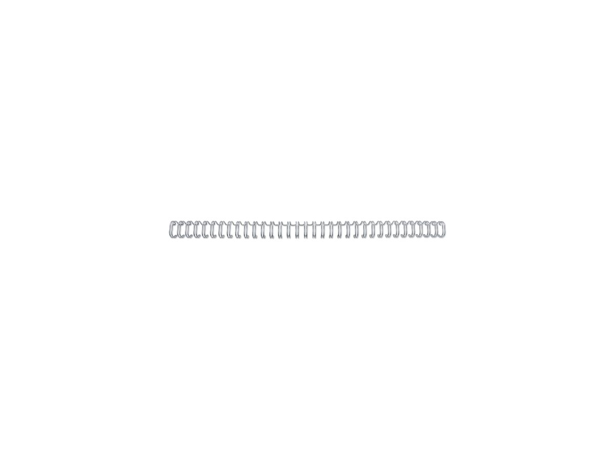 GBC Drahtbinderücken 6mm A4 RG810497 silber, 34 Ringe 100 Stück (5019577190170)